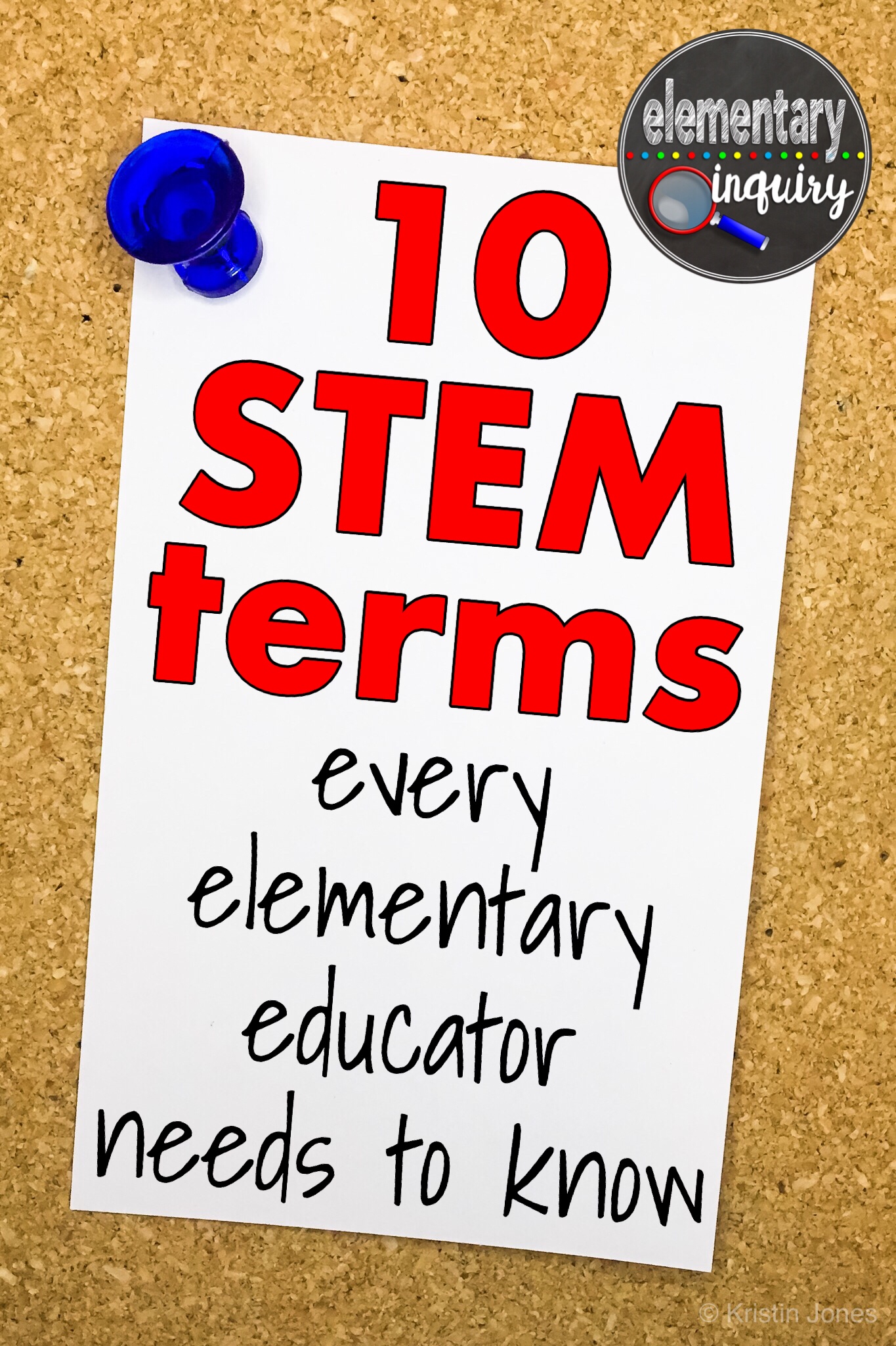 10 STEM words every elementary educator needs to know